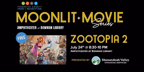 Moonlit Movie Series: Zootopia 2 