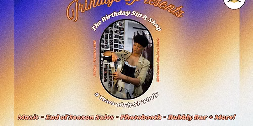 Trintage Presents: The 5-Year Anniversary Sip & Shop