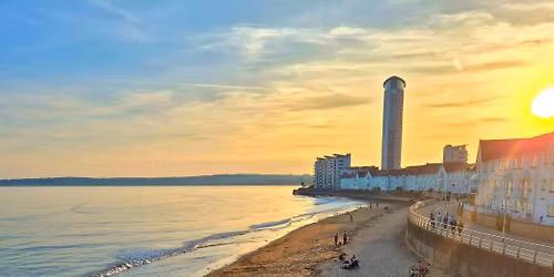 Beach Yoga Swansea Bay Thursday with Helen