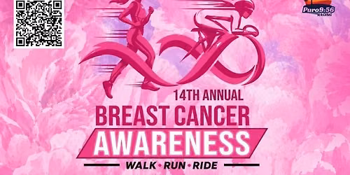 14th Annual Breast Cancer Awareness Walk, Run, Ride