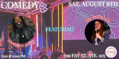 Live Comedy - The Tokyo Club - Ambrose Jones from Memphis with Bri Munnich!