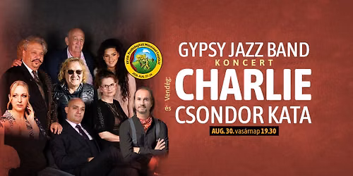 Gypsy Jazz Band koncert- vend\u00e9g: Charlie \u00e9s Csondor Kata