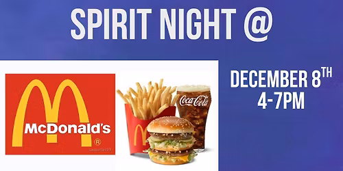 Spirit Night at McDonald's