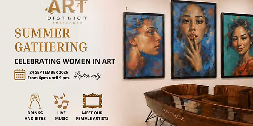 Summer Gathering: Celebrating Women in Art @ ART District (Ladies Only)