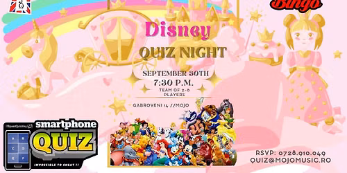 Disney Speed Quiz Night