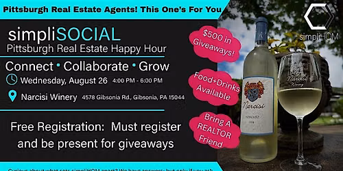 simpliSOCIAL: Pittsburgh Real Estate Agents Happy Hour