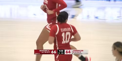 American University Eagles at Boston University Terriers Mens Basketball