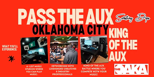 Pass The Aux , Play music in studio and Networking mixer - (Oklahoma, City)