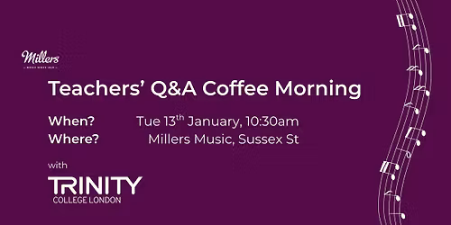 Teachers' Coffee Morning with Trinity