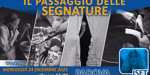 Il passaggio delle segnature - a cura di Iset