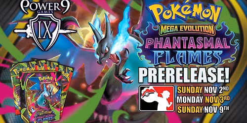 Pokemon: Phantasmal Flames Prerelease
