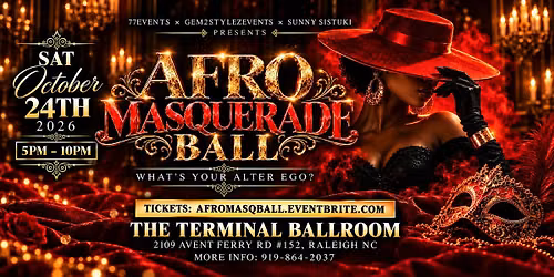 AFRO MASQUERADE BALL - What\u2019s Your Alter Ego?