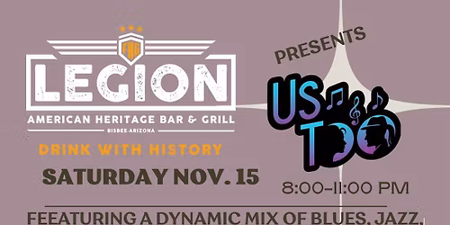 Us Too Rocks the Legion Bar and Grill