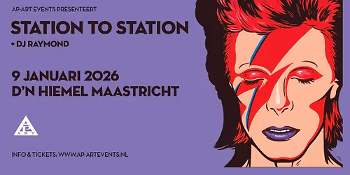 DAVID BOWIE TRIBUTE - Station To Station + DJ Raymond Hogenboom (80s)