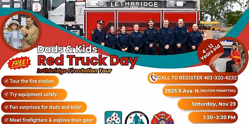\ud83d\ude92 Dads & Kids Red Truck Day!