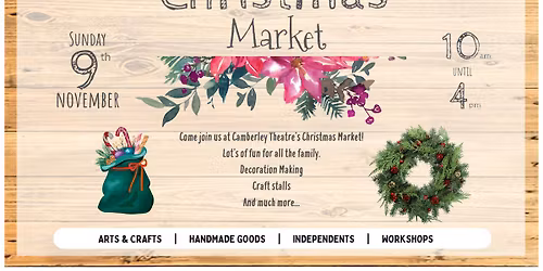 Camberley theatre Christmas craft market