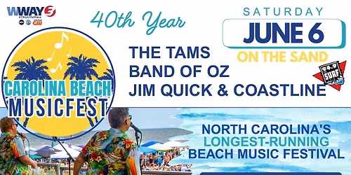 Carolina Beach MusicFest - SATURDAY BEACH MUSIC