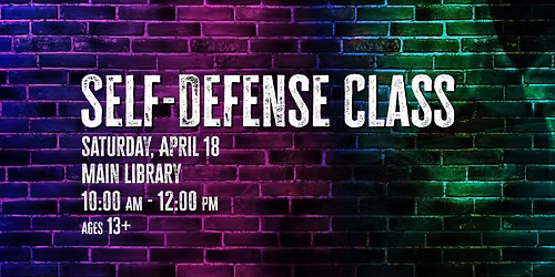 Self-Defense Workshop (Part of Sexual Assault Awareness Month)