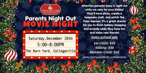 Parent's Night Out - Holiday Edition!