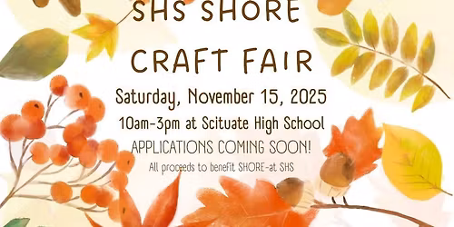 SHS SHORE Craft Fair to Benefit SHORE