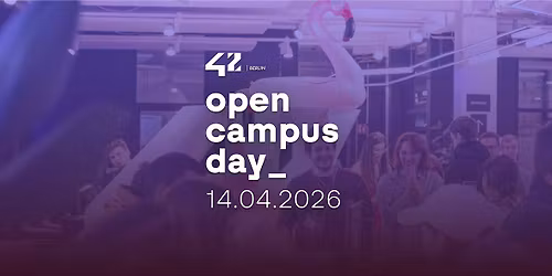 Open Doors & Introduction at 42 Berlin