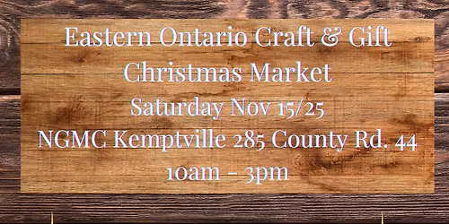 Eastern Ontario Craft & Gift Christmas Market