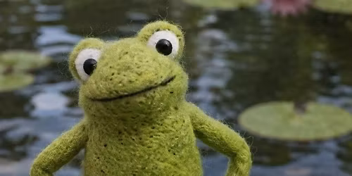 Felted Frog| Needle Felting | Workshop | Leah Carnahan