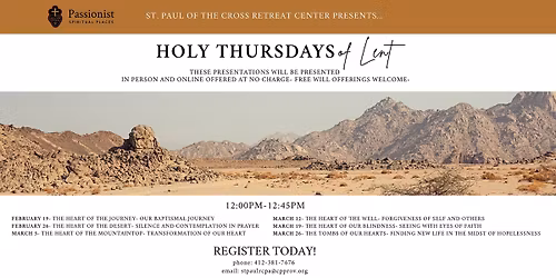 Holy Thursday's of Lent