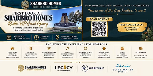 FIRST LOOK AT SHARBRO HOMES - Realtor VIP Grand Opening