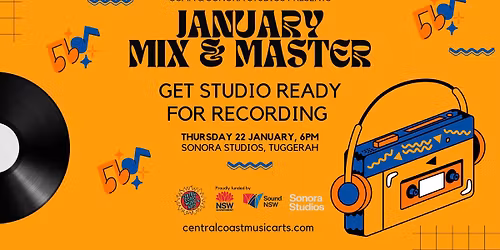 January Mix & Master - Get Studio Ready for Recording