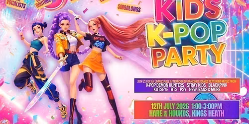 Kids K-Pop Party - Kings Heath