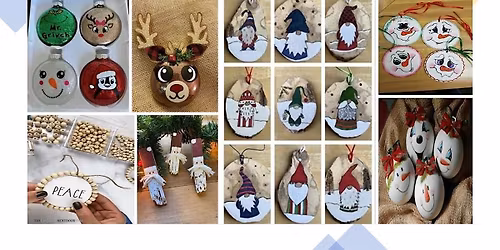 CHRISTMAS ORNAMENT WORKSHOP
