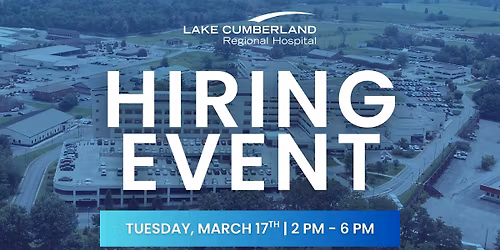 Lake Cumberland Regional Hospital Job Fair