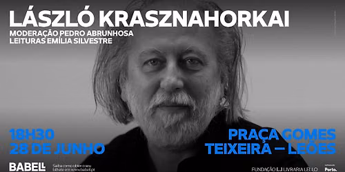Conversa com L\u00c1SZL\u00d3 KRASZNAHORKAI