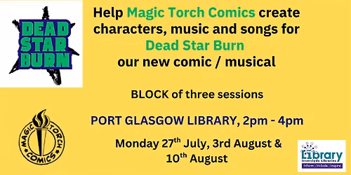 Dead Star Burn: Comic\/Musical Creation with Magic Torch Comics
