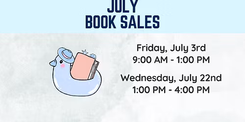Friends of the Library July Book Sale