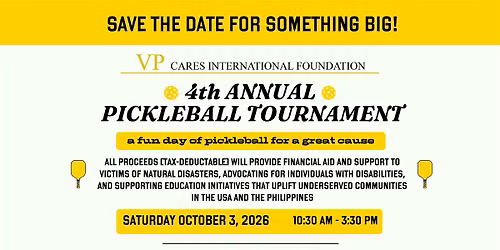 4th Annual Pickleball Tournament