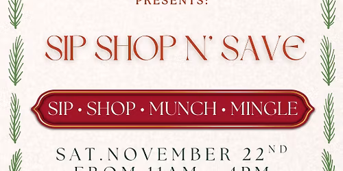 Sip Shop N\u2019 Save 