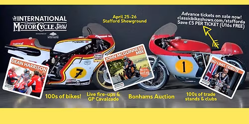 The International Classic MotorCycle Show sponsored by Carole Nash