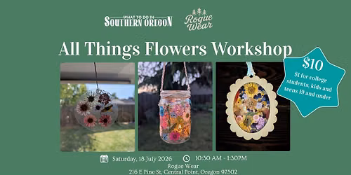 All Things Flowers Workshop at Rogue Wear
