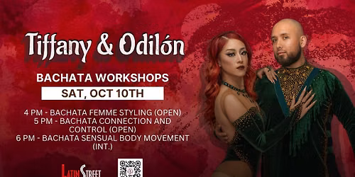 Bachata Workshops \ud83d\udcda Tiffany & Odil\u00f3n