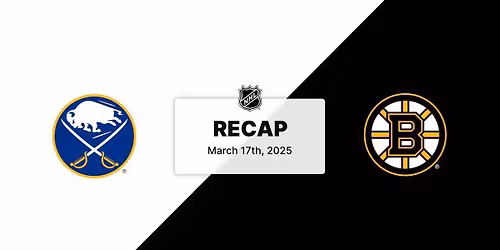 Boston Bruins at Buffalo Sabres