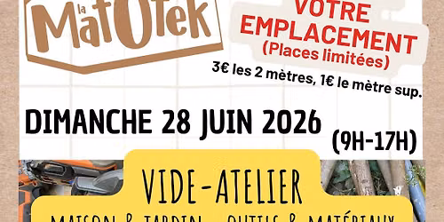 Vide-atelier \u00e0 La Mat\u00d4tek