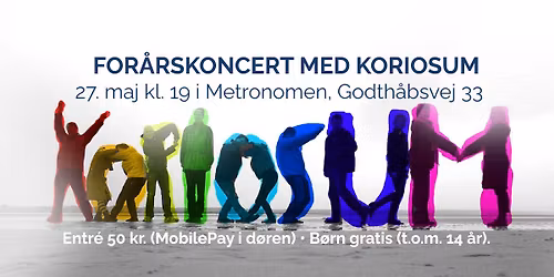 For\u00e5rskoncert med Koriosum i Metronomen