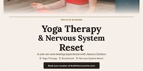 1:1 Yoga Therapy & Nervous System Reset Session with Jessica Carlson