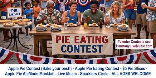 APPLE PIE 4TH OF JULY! Family Event Pie Eating Contest & Pie Baking Contest