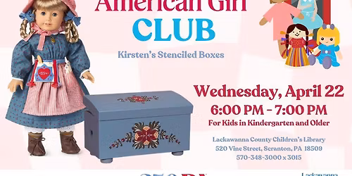 American Girl Doll Club: Kirsten's Stenciled Boxes
