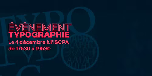 \u00c9v\u00e9nement Typographie - typographie variable