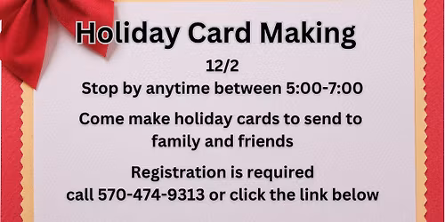 Holiday Card Making