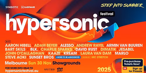 hypersonic festival melbourne